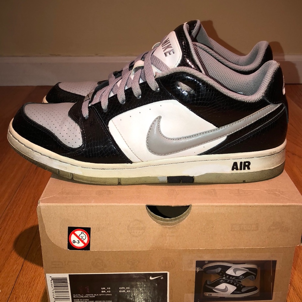 Nike Dunk Low- Grey/Black/White- Size 9.5